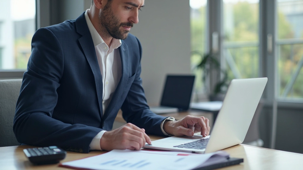 Профессиональный финансовый анализ расходов на рабочем столе с графиками и таблицами